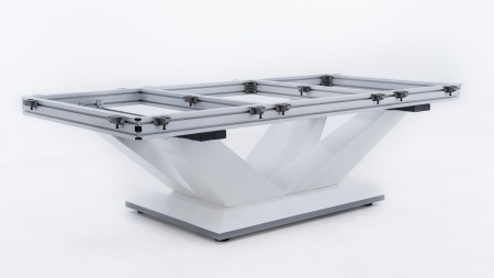 Бильярдный стол для пула "Victory II Plus" 9 ф (белый, сланец 30 мм)