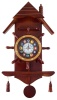 Часы настенные "Избушка" 33 см x 66 см, деревянные