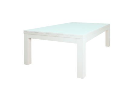 Бильярдный стол для пула "Penelope" 7 ф (белый) с плитой, со столешницей