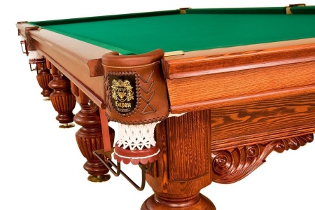 Бильярдный стол для русской пирамиды "Барон" (8 футов, ясень, сланец 25мм)