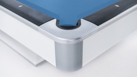 Бильярдный стол для пула "Victory II Plus" 9 ф (белый, сланец 30 мм)