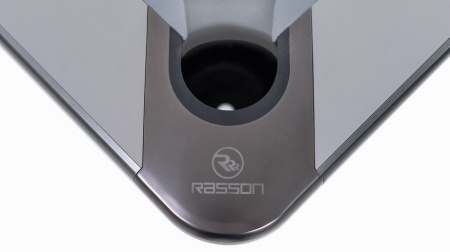 Стол / пул "Rasson Wolf" 9 ф (серый, сланец 25 мм) в комплекте с плитой, аксессуары + сукно