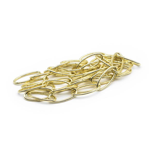 Цепь подвесная 125 см (золотистая)