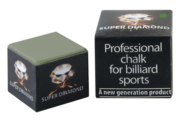 Мел "Super Diamond Grey" (зеленый) черная коробка