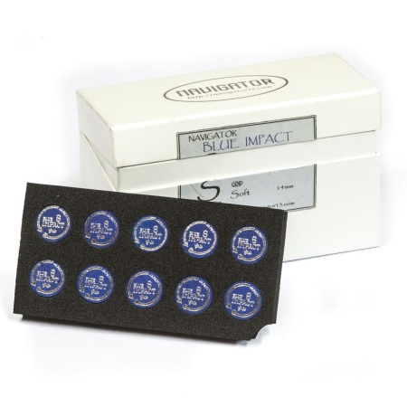 Наклейка для кия "Navigator Blue Impact" (S) 14мм