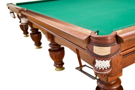 Бильярдный стол для снукера "Герцог" (12 футов, ольха, борт ясень, сланец 45мм)