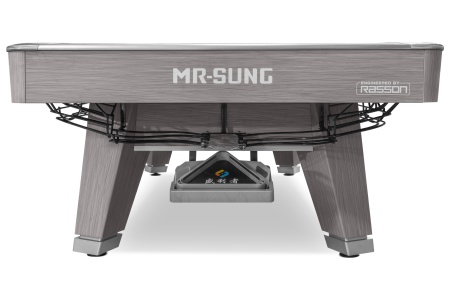 Стол / пул "Rasson Acurra" 9 ф (серый, сланец 25 мм) в комплекте с плитой, аксессуары + сукно