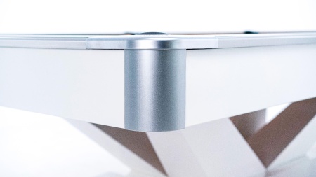 Бильярдный стол для пула "Victory II Plus" 8 ф (белый, сланец 30 мм)