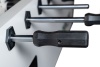 Игровой стол - футбол "NineStar Iron Pro ITSF Grey" (144х75,5х90)_D3