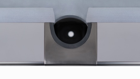 Стол / пул "Rasson Wolf" 9 ф (серый, сланец 25 мм) в комплекте с плитой, аксессуары + сукно