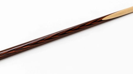 Кий для русского бильярда 1-pc "Шахматы" (падук, мореный граб, граб) 20 запилов